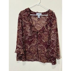 Another Thyme Chiffon blouse Sz 20W